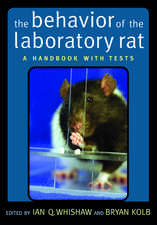 The Behavior of the Laboratory Rat: A Handbook with Tests