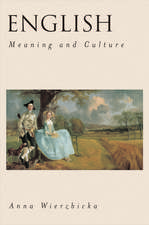 English: Meaning and Culture