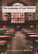 The Language of Law School