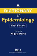 Dictionary of Epidemiology