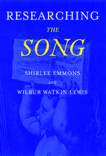 Researching the Song: A Lexicon