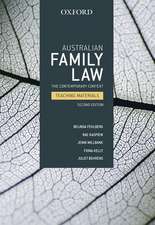 Australian Family Law: The Contemporary Context Teaching Materials