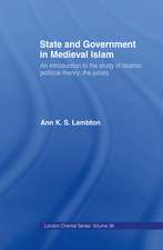 State and Government in Medieval Islam