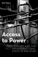 Access to Power: Electricity and the Infrastructural State in Pakistan