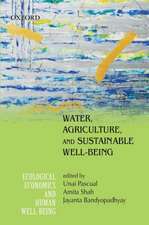 Water, Agriculture, and Sustainable Well-Being