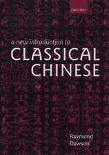 A New Introduction to Classical Chinese