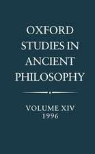 Oxford Studies in Ancient Philosophy: Volume XIV, 1996