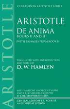 De Anima: Books II and III (with passages from Book I)