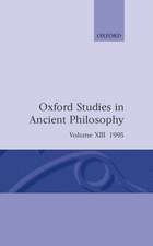 Oxford Studies in Ancient Philosophy: Volume XIII: 1995