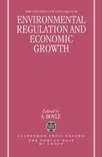 Environmental Regulation and Economic Growth