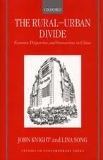 The Rural-Urban Divide: Economic Disparities and Interactions in China