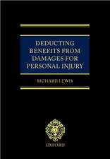 Deducting Benefits from Damages for Personal Injury