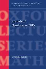 Analysis of Hamiltonian PDEs