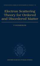 Electron Scattering Theory for Ordered and Disordered Matter