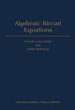 Algebraic Riccati Equations