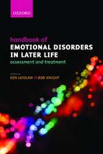 Handbook of Emotional Disorders in Later Life: Assessment and Treatment