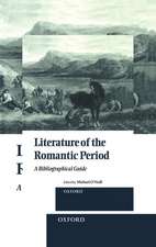 Literature of the Romantic Period: A Bibliographical Guide