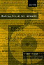 Electronic Texts in the Humanities