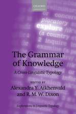 The Grammar of Knowledge: A Cross-Linguistic Typology