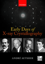 Early Days of X-ray Crystallography