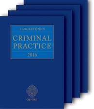 Blackstone's Criminal Practice 2016 (book and supplements)