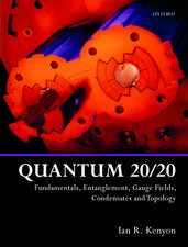 Quantum 20/20: Fundamentals, Entanglement, Gauge Fields, Condensates and Topology