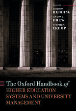 The Oxford Handbook of Higher Education Systems and University Management