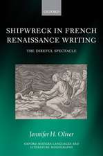 Shipwreck in French Renaissance Writing