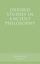 Oxford Studies in Ancient Philosophy, Volume 56