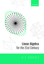 Linear Algebra for the 21st Century