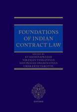 Foundations of Indian Contract Law