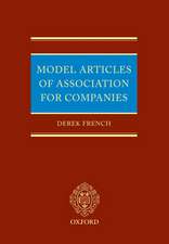 Model Articles of Association for Companies