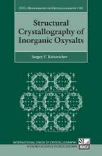 Structural Crystallography of Inorganic Oxysalts