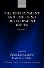 The Environment and Emerging Development Issues: Volume 2