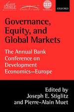 Governance, Equity, and Global Markets: The Annual Bank Conference on Development Economics - Europe