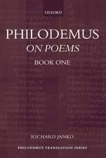 Philodemus: On Poems, Book 1