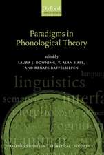 Paradigms in Phonological Theory