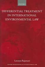 Differential Treatment in International Environmental Law