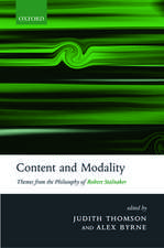 Content and Modality: Themes from the Philosophy of Robert Stalnaker