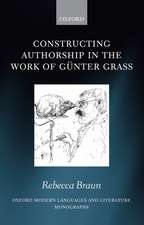 Constructing Authorship in the Work of Günter Grass