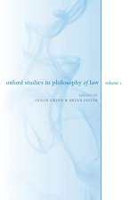 Oxford Studies in Philosophy of Law: Volume 1