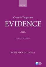 Cross & Tapper on Evidence