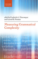 Measuring Grammatical Complexity