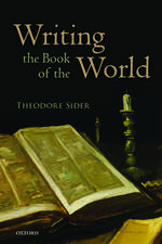 Writing the Book of the World