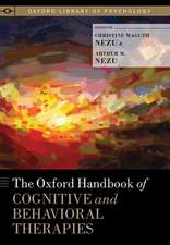 The Oxford Handbook of Cognitive and Behavioral Therapies