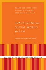 Translating the Social World for Law: Linguistic Tools for a New Legal Realism