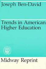 Trends in American Higher Education