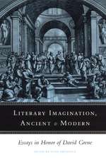 Literary Imagination, Ancient and Modern