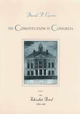 The Constitution in Congress: The Federalist Period, 1789-1801