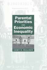 Parental Priorities and Economic Inequality